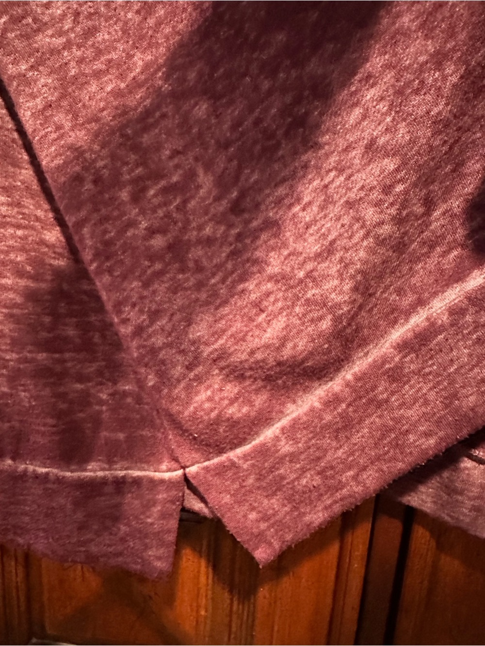 26/28 Lane Bryant Women's Blessed purple Sweatshirt distressed look - Picture 4 of 6